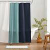 imageMONDAY MOOSE Bath Mat with Scalloped Wavy Ripple Design Microfiber Absorbent Non Slip Tufted Rug for Floor Shower or Kitchen 20x32 inch BlueSky Blue