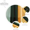 imageMONDAY MOOSE Colorful Waffle Weave Shower Curtain with Rustproof Metal Grommet Holes for Bathroom Machine Washable Hooks Included 72x72 inch CreamDark TealGreenYellow