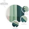 imageMONDAY MOOSE Colorful Waffle Weave Shower Curtain with Rustproof Metal Grommet Holes for Bathroom Machine Washable Hooks Included 72x72 inch Light BlueBlueCreamDark Teal