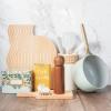 imageMONDAY MOOSE Manual Refillable Acacia Wood Salt and Pepper Grinder Spice Mill Large 1pc  Grinder1pc  Grinder