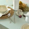 imageMONDAY MOOSE Scalloped Farmhouse Rustic Picnic Style Decoration Rectangle Natural Stonewashed Cotton Tablecloth for Kitchen Dining Room Restaurant 55x70 inch Scalloped SageScalloped Sage