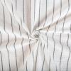 imageMONDAY MOOSE Scalloped Farmhouse Rustic Picnic Style Decoration Rectangle Natural Stonewashed Cotton Tablecloth for Kitchen Dining Room Restaurant 55x70 inch Scalloped SageWhiteBlack Stripes