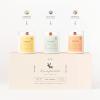 imageMONDAY MOOSE Scented Candle Gift Set 564oz Each 3Pack AllNatural Soy Wax Candle Set with Essential Oils for Home Mom Women Birthday Gift CoconutEucalyptusCinnamon Small JarVerbenaOrangeSea Salt