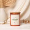 imageMONDAY MOOSE Scented Candle 126oz AllNatural Soy Wax Cotton Wick Candle Glass Jar and Cork Lid with Essential Oils BergamotBergamot