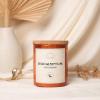 imageMONDAY MOOSE Scented Candle 126oz AllNatural Soy Wax Cotton Wick Candle Glass Jar and Cork Lid with Essential Oils BergamotEucalyptus