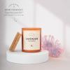 imageMONDAY MOOSE Scented Candle 126oz AllNatural Soy Wax Cotton Wick Candle Glass Jar and Cork Lid with Essential Oils BergamotLavender
