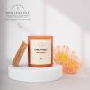 imageMONDAY MOOSE Scented Candle 126oz AllNatural Soy Wax Cotton Wick Candle Glass Jar and Cork Lid with Essential Oils BergamotOrange