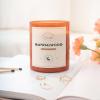 imageMONDAY MOOSE Scented Candle 126oz AllNatural Soy Wax Cotton Wick Candle Glass Jar and Cork Lid with Essential Oils BergamotSandalwood