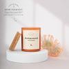 imageMONDAY MOOSE Scented Candle 126oz AllNatural Soy Wax Cotton Wick Candle Glass Jar and Cork Lid with Essential Oils BergamotSandalwood