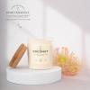imageMONDAY MOOSE Scented Candle 126oz AllNatural Soy Wax Cotton Wick Candle Glass Jar and Cork Lid with Essential Oils CoconutCoconut