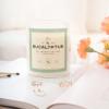 imageMONDAY MOOSE Scented Candle 126oz AllNatural Soy Wax Cotton Wick Candle Glass Jar and Cork Lid with Essential Oils CoconutEucalyptus