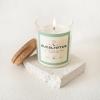 imageMONDAY MOOSE Scented Candle 126oz AllNatural Soy Wax Cotton Wick Candle Glass Jar and Cork Lid with Essential Oils CoconutEucalyptus