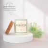 imageMONDAY MOOSE Scented Candle 126oz AllNatural Soy Wax Cotton Wick Candle Glass Jar and Cork Lid with Essential Oils CoconutEucalyptus