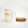 imageMONDAY MOOSE Scented Candle 126oz AllNatural Soy Wax Cotton Wick Candle Glass Jar and Cork Lid with Essential Oils CoconutSea Salt