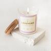 imageMONDAY MOOSE Scented Candle 126oz AllNatural Soy Wax Cotton Wick Candle Glass Jar and Cork Lid with Essential Oils LemonLavender