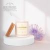 imageMONDAY MOOSE Scented Candle 126oz AllNatural Soy Wax Cotton Wick Candle Glass Jar and Cork Lid with Essential Oils LemonLavender