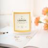 imageMONDAY MOOSE Scented Candle 126oz AllNatural Soy Wax Cotton Wick Candle Glass Jar and Cork Lid with Essential Oils LemonLemon