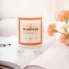 imageMONDAY MOOSE Scented Candle 126oz AllNatural Soy Wax Cotton Wick Candle Glass Jar and Cork Lid with Essential Oils LemonPumpkin