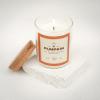 imageMONDAY MOOSE Scented Candle 126oz AllNatural Soy Wax Cotton Wick Candle Glass Jar and Cork Lid with Essential Oils LemonPumpkin