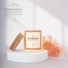 imageMONDAY MOOSE Scented Candle 126oz AllNatural Soy Wax Cotton Wick Candle Glass Jar and Cork Lid with Essential Oils LemonPumpkin