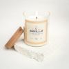 imageMONDAY MOOSE Scented Candle 126oz AllNatural Soy Wax Cotton Wick Candle Glass Jar and Cork Lid with Essential Oils LemonVanilla