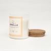 imageMONDAY MOOSE Scented Candle 126oz AllNatural Soy Wax Cotton Wick Candle Glass Jar and Cork Lid with Essential Oils LemonVanilla