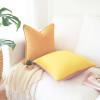 imageMONDAY MOOSE Decorative Throw Pillow Covers Cushion Cases Set of 2 Soft Velvet Modern DoubleSided Designs Mix and Match for Home Decor Pillow Inserts Not Included 14x14 inch OrangeTealYellowPink