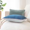 imageMONDAY MOOSE Decorative Throw Pillow Covers Cushion Cases Set of 2 Soft Velvet Modern DoubleSided Designs Mix and Match for Home Decor Pillow Inserts Not Included 14x14 inch OrangeTealPinkBlue