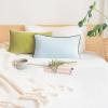 imageMONDAY MOOSE Decorative Throw Pillow Covers Cushion Cases Set of 2 Soft Velvet Modern DoubleSided Designs Mix and Match for Home Decor Pillow Inserts Not Included 14x14 inch OrangeTealGreenBlue