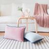 imageMONDAY MOOSE Decorative Throw Pillow Covers Cushion Cases Set of 2 Soft Velvet Modern DoubleSided Designs Mix and Match for Home Decor Pillow Inserts Not Included 14x14 inch OrangeTealPinkBlue