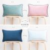 imageMONDAY MOOSE Decorative Throw Pillow Covers Cushion Cases Set of 2 Soft Velvet Modern DoubleSided Designs Mix and Match for Home Decor Pillow Inserts Not Included 14x14 inch OrangeTealPinkBlue