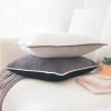 imageMONDAY MOOSE Decorative Throw Pillow Covers Cushion Cases Set of 2 Soft Velvet Modern DoubleSided Designs Mix and Match for Home Decor Pillow Inserts Not Included 14x14 inch OrangeTealBlackWhite