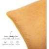 imageMONDAY MOOSE Decorative Throw Pillow Covers Cushion Cases Set of 2 Soft Velvet Modern DoubleSided Designs Mix and Match for Home Decor Pillow Inserts Not Included 14x14 inch OrangeTealYellowPink