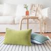 imageMONDAY MOOSE Decorative Throw Pillow Covers Cushion Cases Set of 2 Soft Velvet Modern DoubleSided Designs Mix and Match for Home Decor Pillow Inserts Not Included 14x14 inch OrangeTealGreenBlue