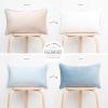 imageMONDAY MOOSE Decorative Throw Pillow Covers Cushion Cases Set of 2 Soft Velvet Modern DoubleSided Designs Mix and Match for Home Decor Pillow Inserts Not Included 14x14 inch OrangeTealBeigeLight Blue