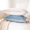 imageMONDAY MOOSE Decorative Throw Pillow Covers Cushion Cases Set of 2 Soft Velvet Modern DoubleSided Designs Mix and Match for Home Decor Pillow Inserts Not Included 14x14 inch OrangeTealBeigeLight Blue