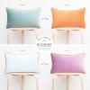 imageMONDAY MOOSE Decorative Throw Pillow Covers Cushion Cases Set of 2 Soft Velvet Modern DoubleSided Designs Mix and Match for Home Decor Pillow Inserts Not Included 14x14 inch OrangeTealPurpleTeal