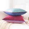 imageMONDAY MOOSE Decorative Throw Pillow Covers Cushion Cases Set of 2 Soft Velvet Modern DoubleSided Designs Mix and Match for Home Decor Pillow Inserts Not Included 14x14 inch OrangeTealPurpleBlue