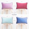 imageMONDAY MOOSE Decorative Throw Pillow Covers Cushion Cases Set of 2 Soft Velvet Modern DoubleSided Designs Mix and Match for Home Decor Pillow Inserts Not Included 14x14 inch OrangeTealPurpleBlue