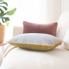 imageMONDAY MOOSE Decorative Throw Pillow Covers Cushion Cases Set of 2 Soft Velvet Modern DoubleSided Designs Mix and Match for Home Decor Pillow Inserts Not Included 14x14 inch OrangeTealPurpleGreen