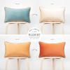 imageMONDAY MOOSE Decorative Throw Pillow Covers Cushion Cases Set of 2 Soft Velvet Modern DoubleSided Designs Mix and Match for Home Decor Pillow Inserts Not Included 14x14 inch OrangeTealOrangeTeal