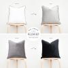 imageMONDAY MOOSE Decorative Throw Pillow Covers Cushion Cases Set of 2 Soft Velvet Modern DoubleSided Designs Mix and Match for Home Decor Pillow Inserts Not Included 14x14 inch OrangeTealBlackWhite