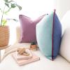 imageMONDAY MOOSE Decorative Throw Pillow Covers Cushion Cases Set of 2 Soft Velvet Modern DoubleSided Designs Mix and Match for Home Decor Pillow Inserts Not Included 14x14 inch OrangeTealPurpleBlue