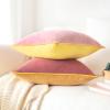 imageMONDAY MOOSE Decorative Throw Pillow Covers Cushion Cases Set of 2 Soft Velvet Modern DoubleSided Designs Mix and Match for Home Decor Pillow Inserts Not Included 14x14 inch OrangeTealYellowPink