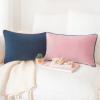 imageMONDAY MOOSE Decorative Throw Pillow Covers Cushion Cases Set of 2 Soft Velvet Modern DoubleSided Designs Mix and Match for Home Decor Pillow Inserts Not Included 14x14 inch OrangeTealPinkBlue