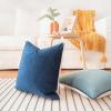 imageMONDAY MOOSE Decorative Throw Pillow Covers Cushion Cases Set of 2 Soft Velvet Modern DoubleSided Designs Mix and Match for Home Decor Pillow Inserts Not Included 14x14 inch OrangeTealBlueBeige
