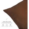 imageMONDAY MOOSE Decorative Throw Pillow Covers Cushion Cases Set of 4 Soft Velvet Modern Designs Mix and Match for Home Decor Pillow Inserts Not Included 18x18 inch GreenBlueBrownBeige