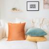 imageMONDAY MOOSE Decorative Throw Pillow Covers Cushion Cases Set of 4 Soft Velvet Modern Designs Mix and Match for Home Decor Pillow Inserts Not Included 18x18 inch GreenBlueOrangeTeal