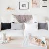 imageMONDAY MOOSE Decorative Throw Pillow Covers Cushion Cases Set of 4 Soft Velvet Modern Designs Mix and Match for Home Decor Pillow Inserts Not Included 18x18 inch GreenBlueBlackWhite