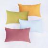 imageMONDAY MOOSE Decorative Throw Pillow Covers Cushion Cases Set of 4 Soft Velvet Modern Designs Mix and Match for Home Decor Pillow Inserts Not Included 18x18 inch GreenBluePurpleGreen